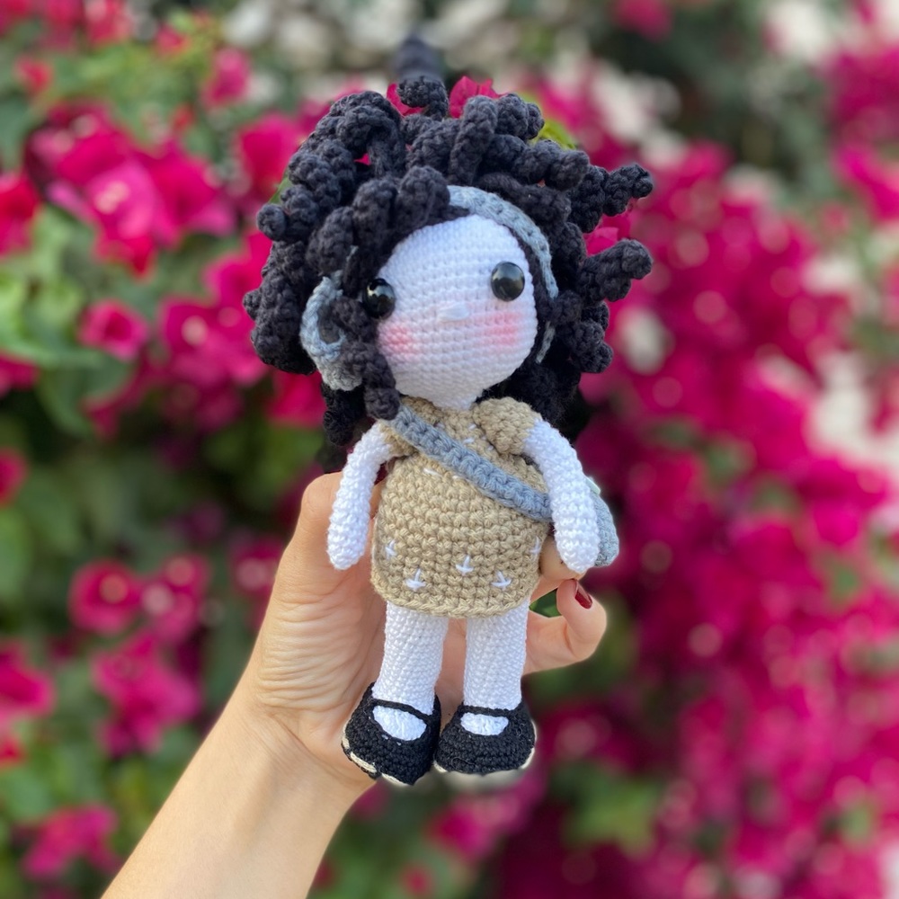 Beautiful crochet doll